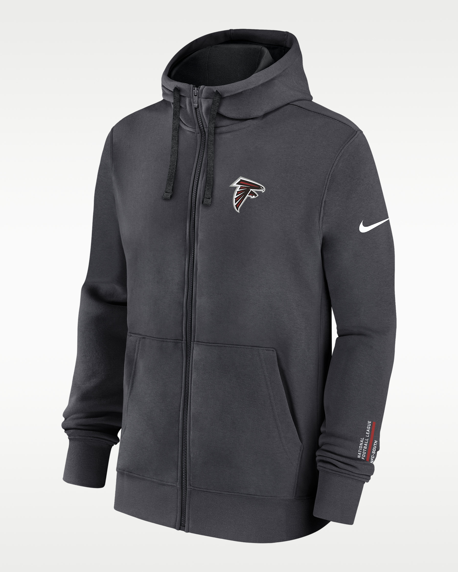 Atlanta Falcons Playbook Page Club Men's Nike NFL Full-Zip Hoodie